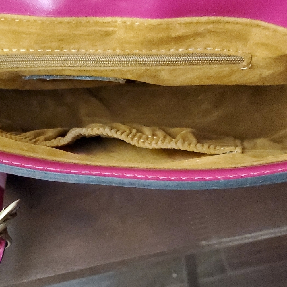 [Never used] Patricia Nash Leather Fuschia   Bag - Picture 9 of 11